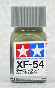 TAMIYA 琺瑯系油性漆 10ml 暗海灰色 XF-5